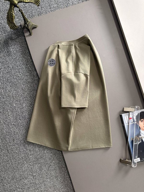 스톤아일랜드 남성 코튼 반팔 티셔츠 001-173684