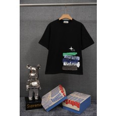 스톤아일랜드 기본형 중량감 순면 반팔 티셔츠 001-173702