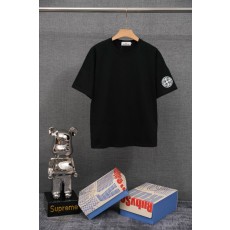 스톤아일랜드 고중량 코튼 반팔 티셔츠 001-173706