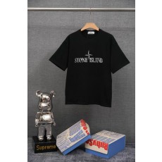 스톤아일랜드 고중량 코튼 반팔 티셔츠 001-173710