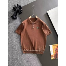 스톤 아일랜드 빈티지 명선 니트 반팔 폴로 셔츠 001-173757