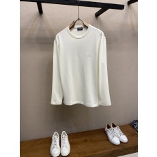 제냐 남성 미야비 울 혼방 라운드넥 긴팔 티셔츠 001-173770