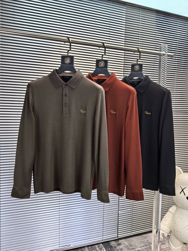 제냐 남성 긴팔 칼라 티셔츠 001-173773