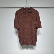 제니아 리넨 코튼 혼방 시걸 칼라 반팔 티셔츠 001-173784