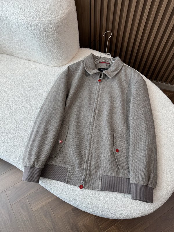 Kiton 가을 겨울 턱도리 헤링본 비즈니스 캐주얼 자 001-173844