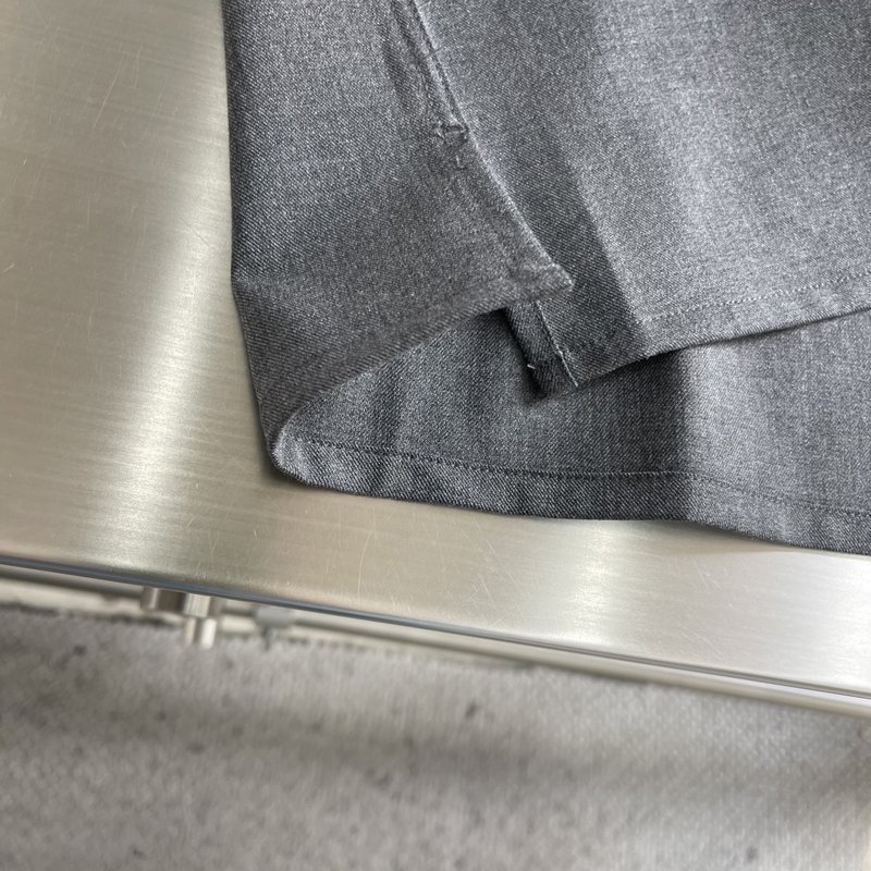 Kiton 남성 텐셀 코튼 칼라 롱슬리브 셔츠 001-173847