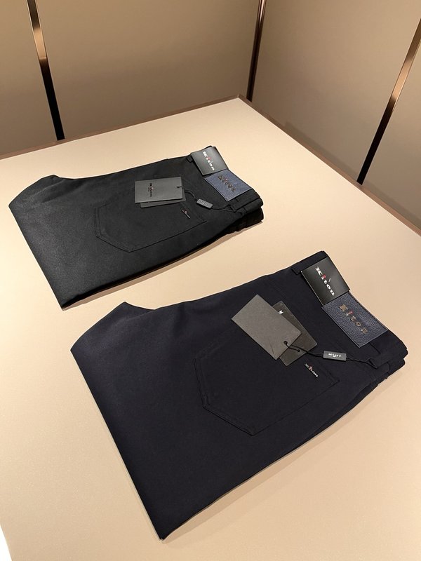 Kiton 남성 프리미엄 슬림 핏 캐주얼 팬츠 001-173864