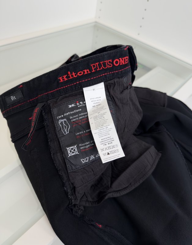 Kiton 남성 비즈니스 캐주얼 슬림핏 데님 팬츠 001-173868