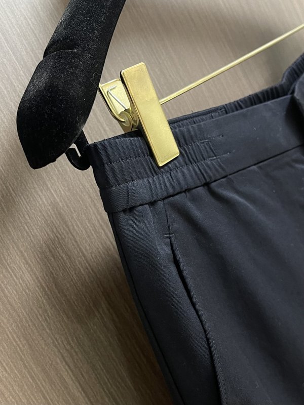 Kiton 빈티지 캐주얼 정장 바지 남성 슬림 핏 001-173892