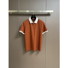 Kiton 남성 하프 지퍼 니트 폴로 셔츠 001-173897