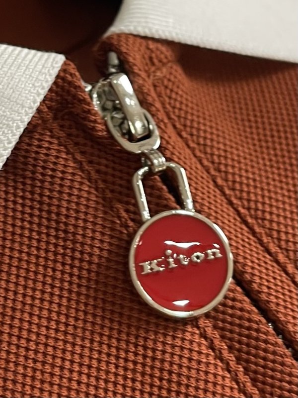 Kiton 남성 하프 지퍼 니트 폴로 셔츠 001-173897