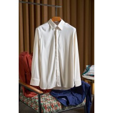 Kiton 울 혼방 남성 비즈니스 셔츠 001-173919