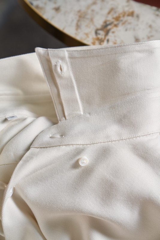 Kiton 울 혼방 남성 비즈니스 셔츠 001-173919