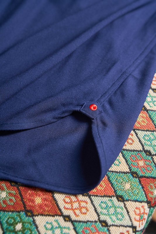 Kiton 울 혼방 남성 비즈니스 셔츠 001-173921