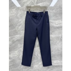 Kiton 남성 자수 로고 심플 캐주얼 정장 바지 001-173922
