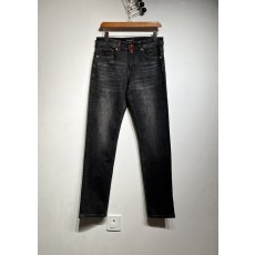 Kiton 미니멀 스타일 신축성 슬림 진 001-173940