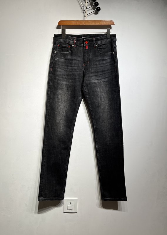 Kiton 미니멀 스타일 신축성 슬림 진 001-173940