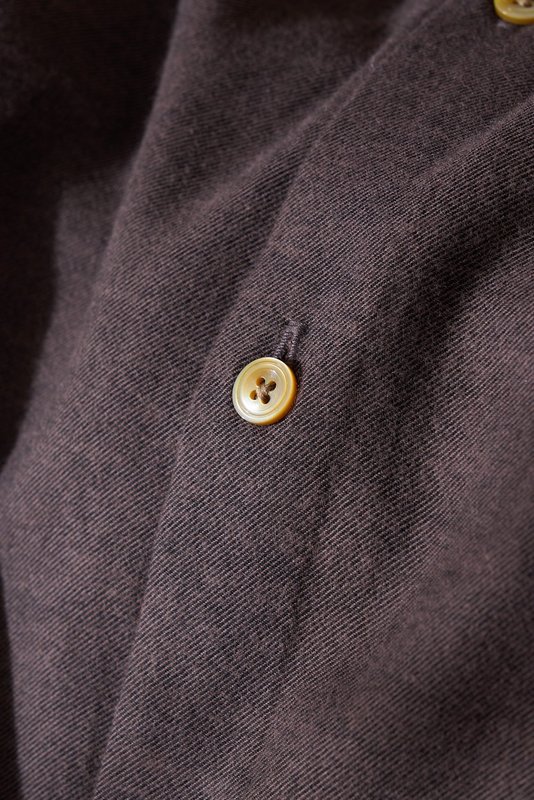 Kiton 남성 두꺼운 벨벳 셔츠 001-173955
