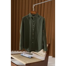 Kiton 남성 두꺼운 벨벳 셔츠 001-173957