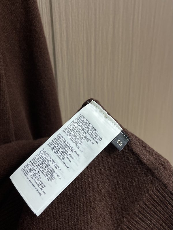 키톤 메리노 울 지퍼 하이넥 니트 스웨터 001-173962