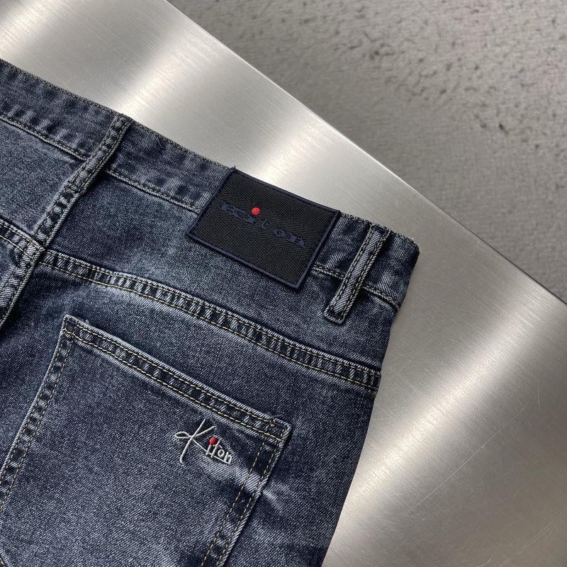 Kiton 봄여름 신상 스트레치 슬림 데님 팬츠 001-173969
