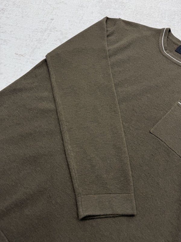 Kiton 니트 긴팔 라운드넥 상의 001-174008