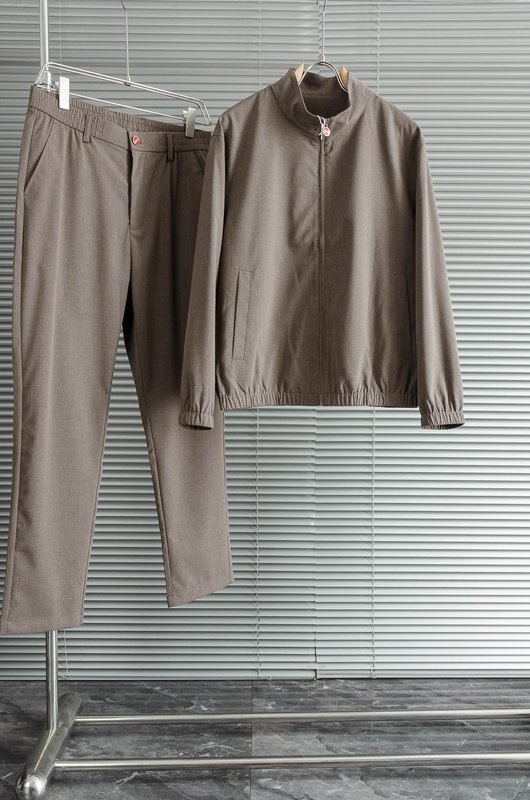 Kiton 남성 캐주얼 스포츠 세트 재킷 및 바지 001-174014