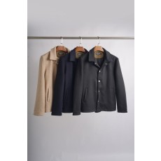 Kiton 울 캐시미어 혼방 남성 셔츠 재킷 001-174034