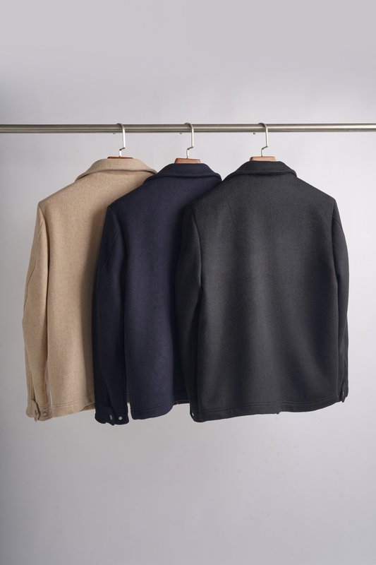 Kiton 울 캐시미어 혼방 남성 셔츠 재킷 001-174034