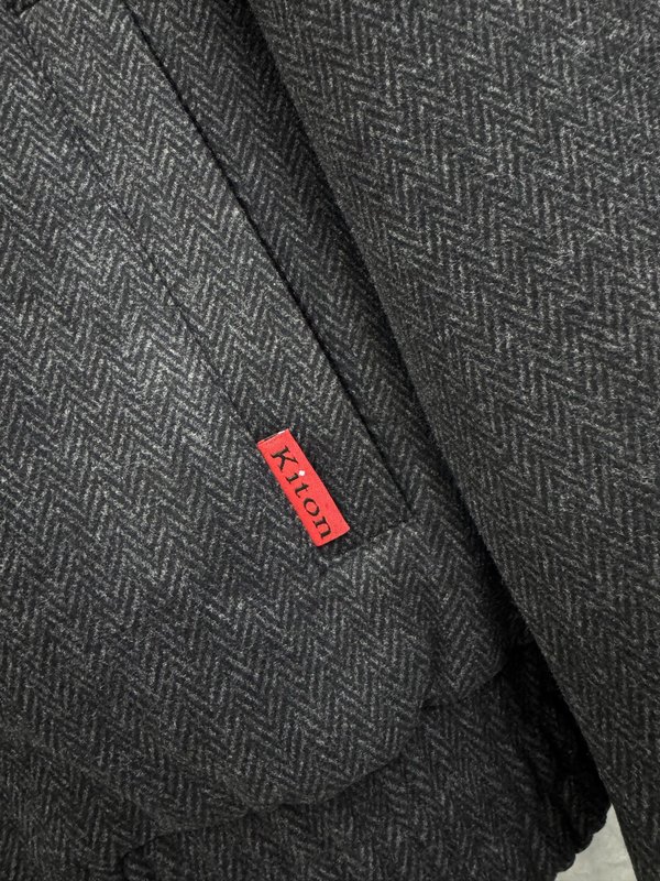 Kiton 프리미엄 울 블레이저 재킷 001-174043