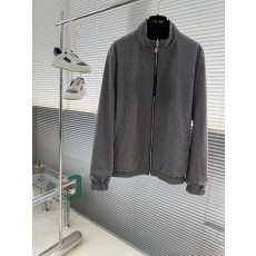 키톤 지퍼 양면 착용 스탠드 칼라 자켓 001-174048