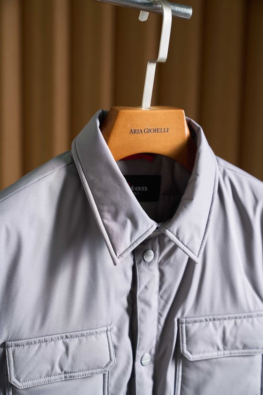 Kiton 남성용 경량 보온 패딩 재킷 001-174050