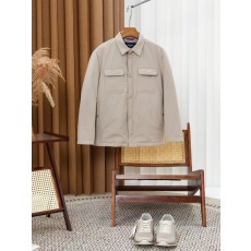 Kiton 남성 셔츠형 보온 패딩 자켓 001-174062