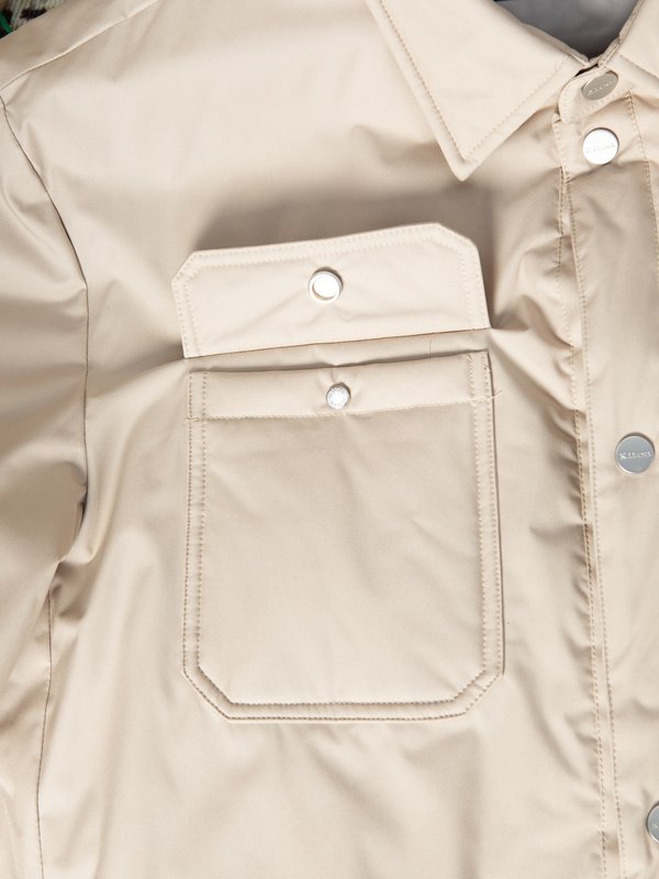 Kiton 남성 셔츠형 보온 패딩 자켓 001-174062