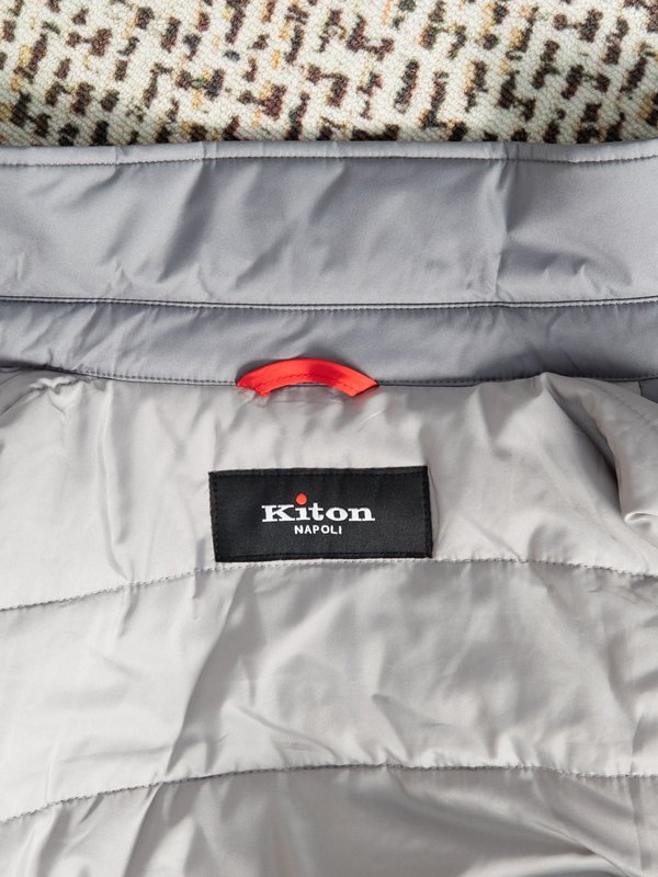 Kiton 가을 겨울 남성용 셔츠 스타일 보온 패딩 재 001-174063