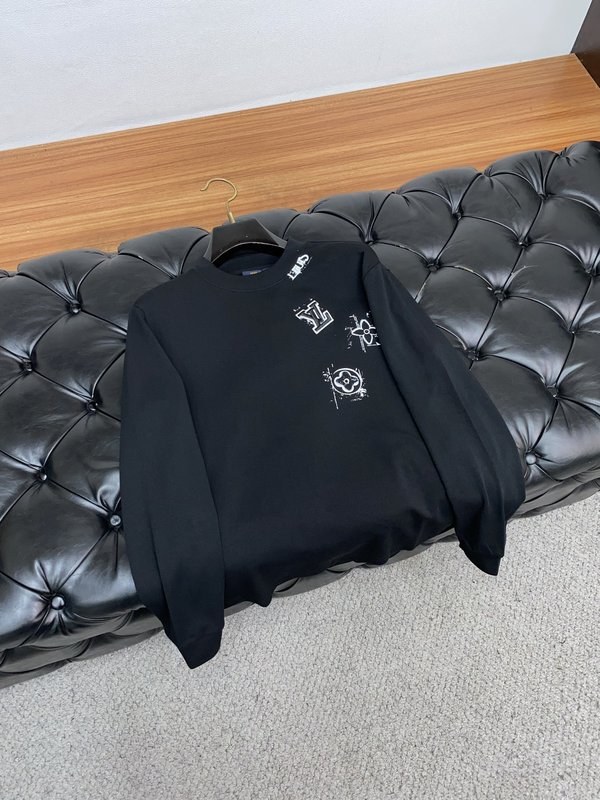 루이비통 남성 라운드넥 긴팔 티셔츠 001-174067