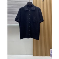 루이비통 남성 폴로 칼라 니트 반팔 티셔츠 001-174110