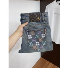 루이비통 남성 하이스트레치 데님 진 001-174146