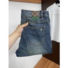 루이비통 남성용 고탄력 수입 데님 팬츠 001-174149
