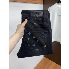 루이비통 남성용 고탄력 수입 데님 팬츠 001-174166