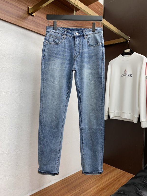 루이비통 남성 슬림 스트레이트 진 001-174174