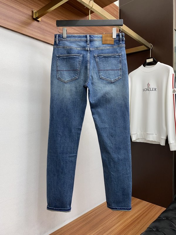 루이비통 남성 슬림 스트레이트 진 001-174175