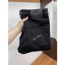 루이비통 남성 두꺼운 기모 워시 데님 진 001-174179
