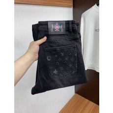 루이비통 남성 슬림 스트레이트 데님 진 001-174180