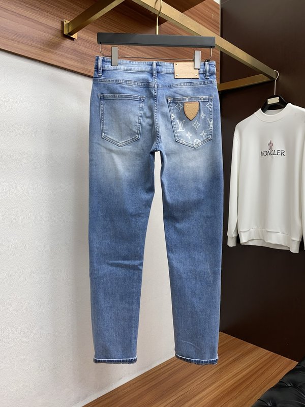 루이비통 남성 슬림 스트레이트 진 001-174193