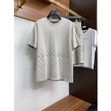 루이비통 그라데이션 번아웃 반팔 세트 001-174208