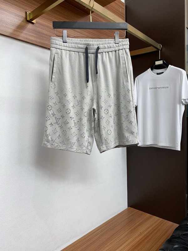 루이비통 그라데이션 번아웃 반팔 세트 001-174208