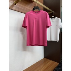루이비통 남성 머서라이즈드 코튼 반팔 티셔츠 001-174213