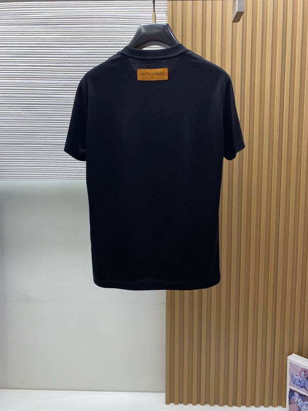 루이비통 남성 머서라이즈드 코튼 반팔 티셔츠 001-174236