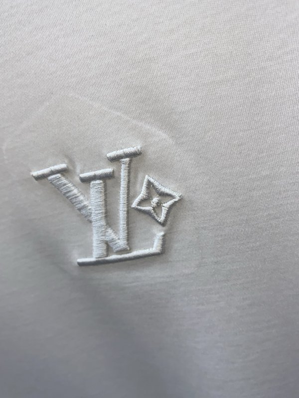 루이비통 남성 머서라이즈드 코튼 반팔 티셔츠 001-174237